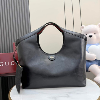 Gucci Giglio large tote bag 853971 black leather