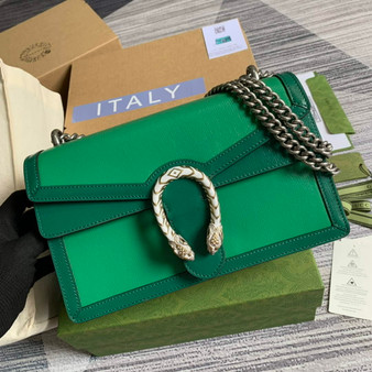 Gucci 400249 Dionysus small shoulder bag green