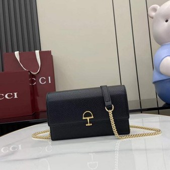 Gucci Dionysus wallet on chain �?37373 in black leather
