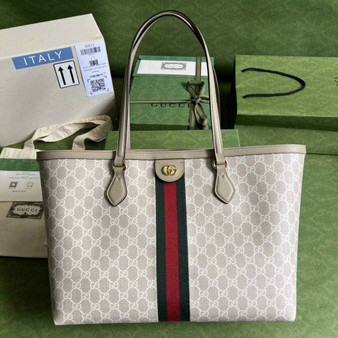 Gucci Ophidia large tote bag 631685 Beige GG Supreme