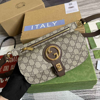 Gucci 718154 Blondie belt bag Beige GG Supreme canvas - W24cm x H4cm x D5cm / Beige GG Supreme canvas - View 1