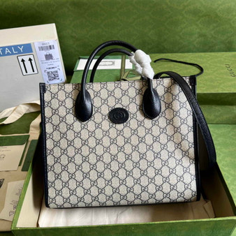 Gucci GG small tote bag �?59983 in Blue GG Supreme