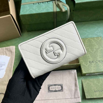 Gucci Blondie wallet 760336 in Beige leather