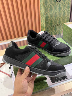 Gucci GG Screener sneaker �?76223 Black GG canvas