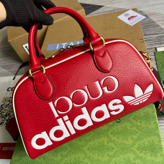 adidas x Gucci 702397 mini duffle bag Red