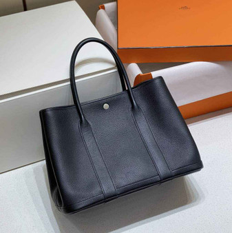 Hermes Garden Party 36 bag Black Togo leather - Default Title - View 1