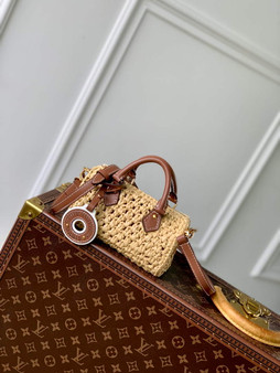 Louis Vuitton Nano Speedy Bag M83525 Natural Tan - Default Title - View 1