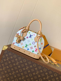 LV x TM Alma BB M24645 Multicolored Monogram canvas Gold Hardware - Default Title - View 1