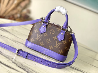 Louis Vuitton Nano Alma Monogram M83202 Purple