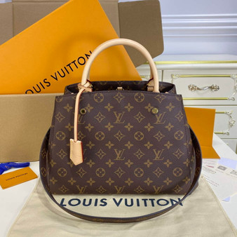 Louis Vuitton M41056 Montaigne MM Bag Monogram
