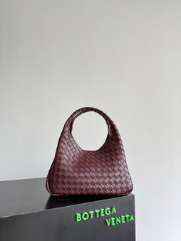 Bottega Veneta Medium Campana Bag 844249 in Wine Red