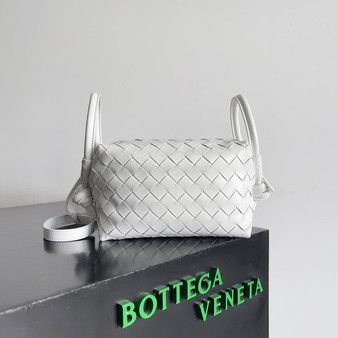 Bottega Veneta Top Handle Loop Bag 796615 in White