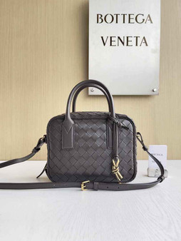 Bottega Veneta Small Getaway 776736 Calfskin Brown