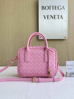 Bottega Veneta Small Getaway 776736 Calfskin Pink