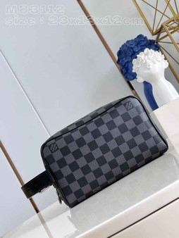 Louis Vuitton Locker Dopp Kit M83112 Damier Graphite coated canvas