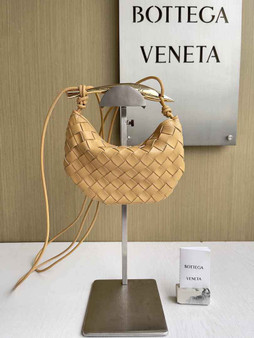 Bottega Veneta Mini Sardine 744267 Lambskin Tan
