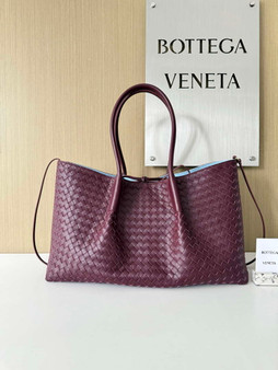 Bottega Veneta Pinacoteca Bag 817166 Wine Red calfskin