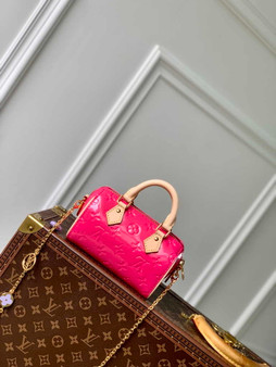 Louis Vuitton Nano Speedy Bag M83273 Neon Pink