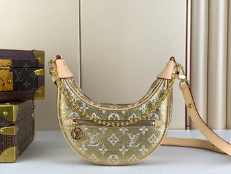 Louis Vuitton Loop Bag M22928 Beige Monoglam canvas