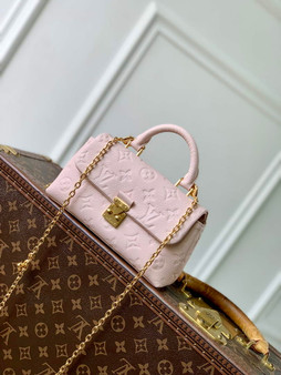 Louis Vuitton Nano Madeleine Bag, M29448 Pink Leather