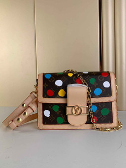 Louis Vuitton LV x YK Dauphine MM Bag M46432 Monogram coated canvas