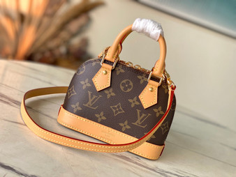 Louis Vuitton Nano Alma Monogram M82717 Tan