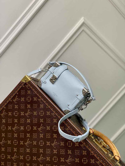 Louis Vuitton Side Trunk PM M25067 Blue leather - Default Title - View 1