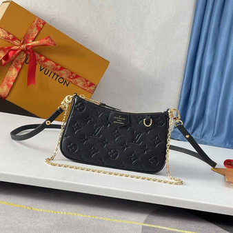 Louis Vuitton Easy Pouch On Strap Monogram Empreinte Leather M80349