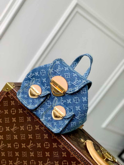 Louis Vuitton Venice Backpack M46836 Denim Blue