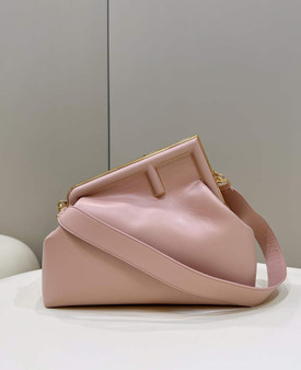 Fendi First Medium 8BP127 Pink leather bag