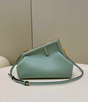 Fendi First Small 8BP129 Light Green leather bag