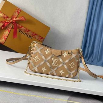 Louis Vuitton Easy Pouch On Strap Monogram Empreinte Leather M81137