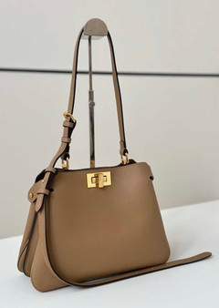Fendi Peekaboo Soft Small Leather Apricot 8BN365