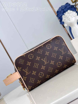 Louis Vuitton Locker Dopp Kit M83112 Monogram Coated Canvas