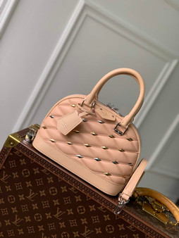 Louis Vuitton Alma BB M24153 Beige Lamb leather Gold Hardware - Default Title - View 1