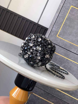 Chanel Sphere Minaudiere, AS5013 Black Diamanté - Default Title - View 1