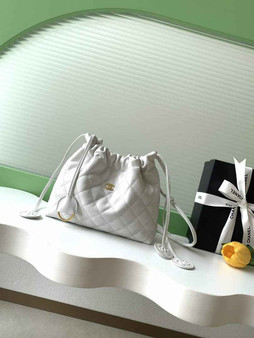 Chanel Clutch with leather strap, AP5228 Lambskin white - Default Title - View 1