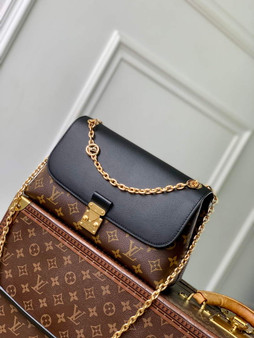 Louis Vuitton Madeleine PM Bag, M28610 Monogram Black - Default Title - View 1