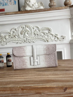 Hermes Jige Elan 29 clutch Calfskin Beige