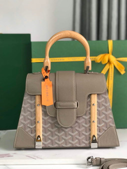 Goyard Saïgon PM Tote Bag GY020280 Gray Leather