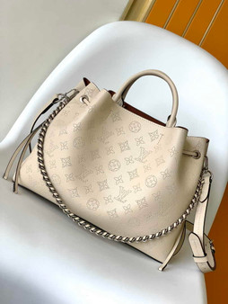 Louis Vuitton Bella Tote M59203 Beige Mahina Calfskin
