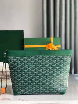 Goyard Conti Pouch Green GY020233