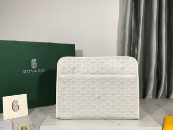 Goyard Jouvence GM Toilet Bag GY020208 White