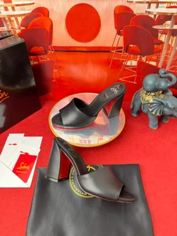 Christian Louboutin Jane Mule 100 MM Lamb nappa leather - Black