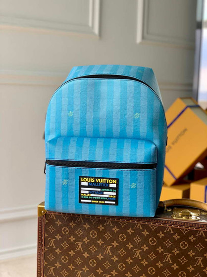 Louis Vuitton M59913 Discovery Backpack Damier Other Blue
