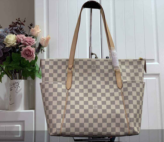 Louis Vuitton N51262 Totally MM Tote Bag Damier Azur