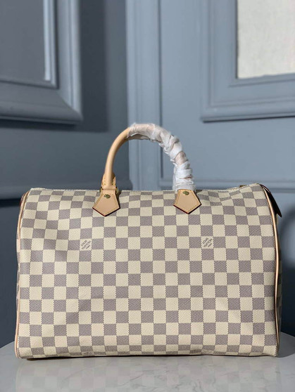 Louis Vuitton N41369 Speedy 35 Damier Azur canvas