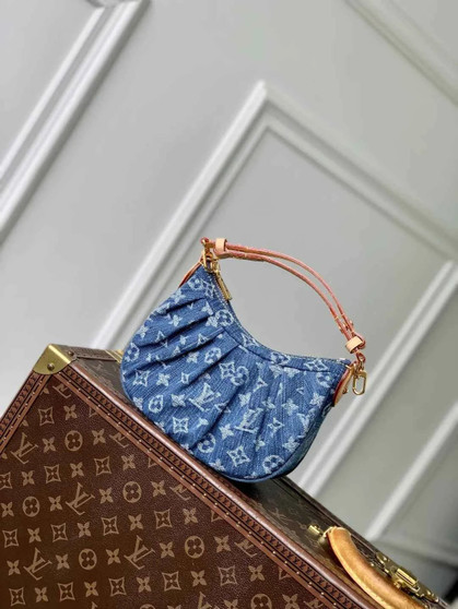 Louis Vuitton Pochette Valley, M13571 Monogram Denim - Default Title - View 1