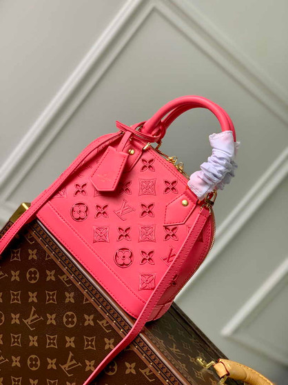 Louis Vuitton Alma BB Bag M22878 Pink Calfskin