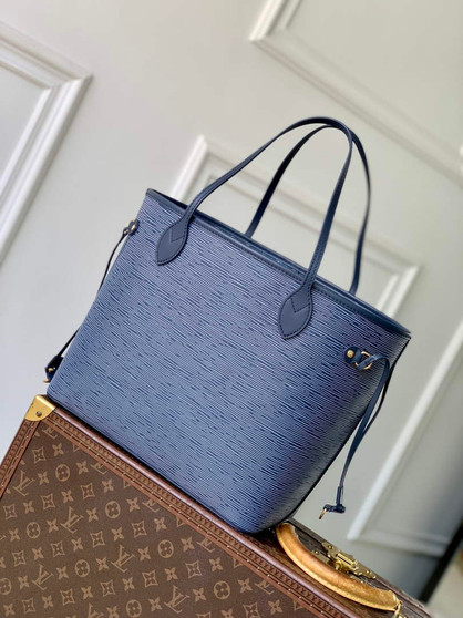 Louis Vuitton Neverfull MM Bag M14856 Denim Blue